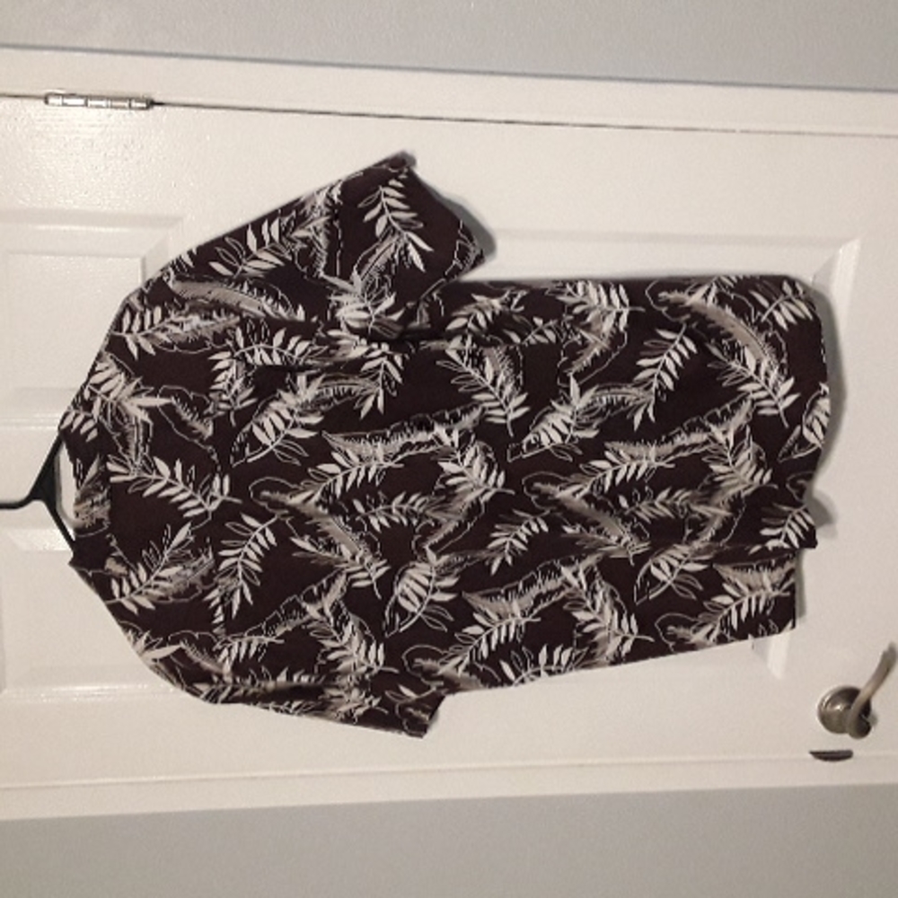 Aloha Republic, brown, size large, button down shirt. - Picture 2 of 5